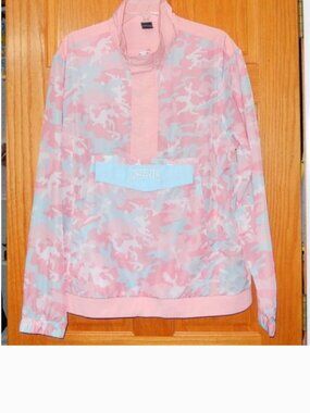 New Kylie Jacket Large Pink Candy Camo Pullover Jacket Kylie Jenner